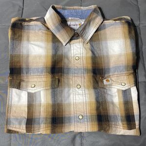 Men’s Carhartt relaxed fit shirt sleeved button down